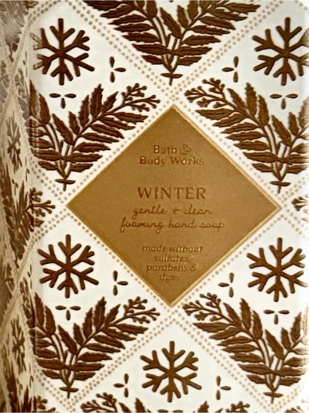 Set of (2) NEW Bath & Body Works “Winter” Foaming Hand Soap-rare